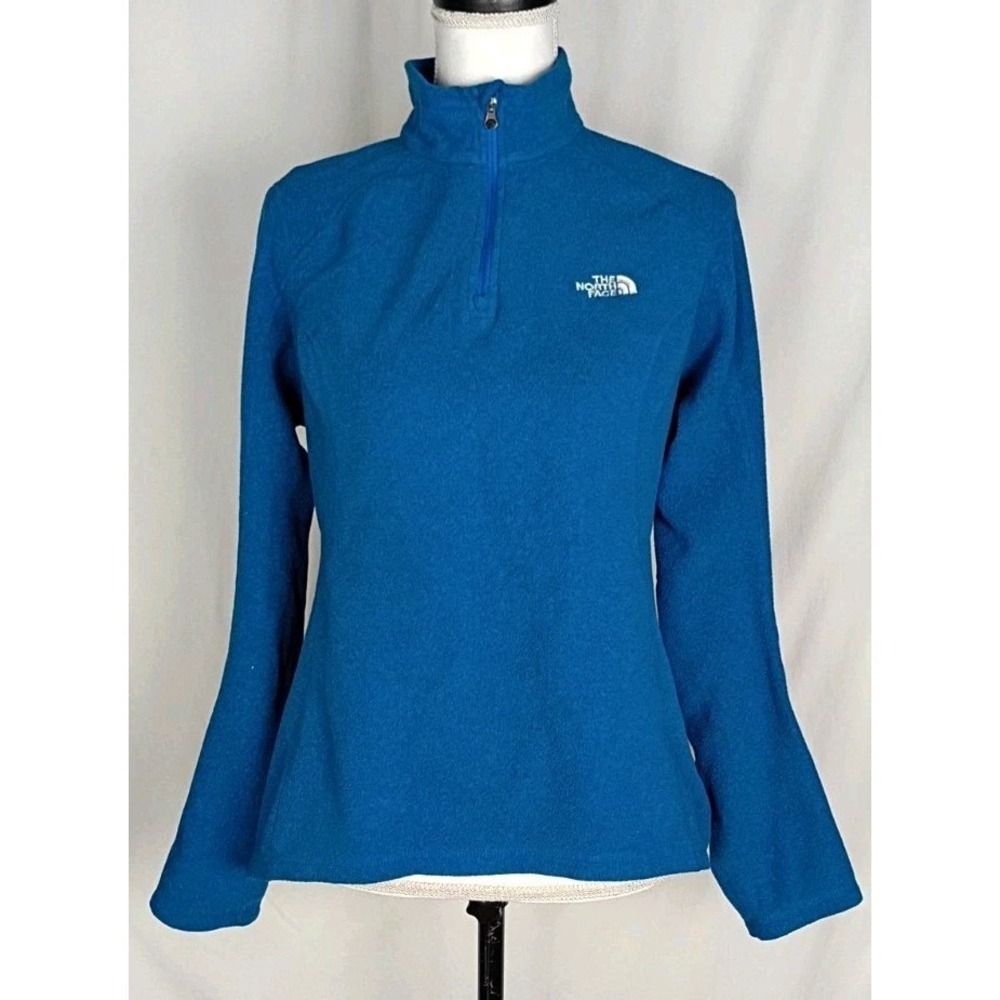 The North Face Fleece Jacket Womens Size Medium Blue Zip Up